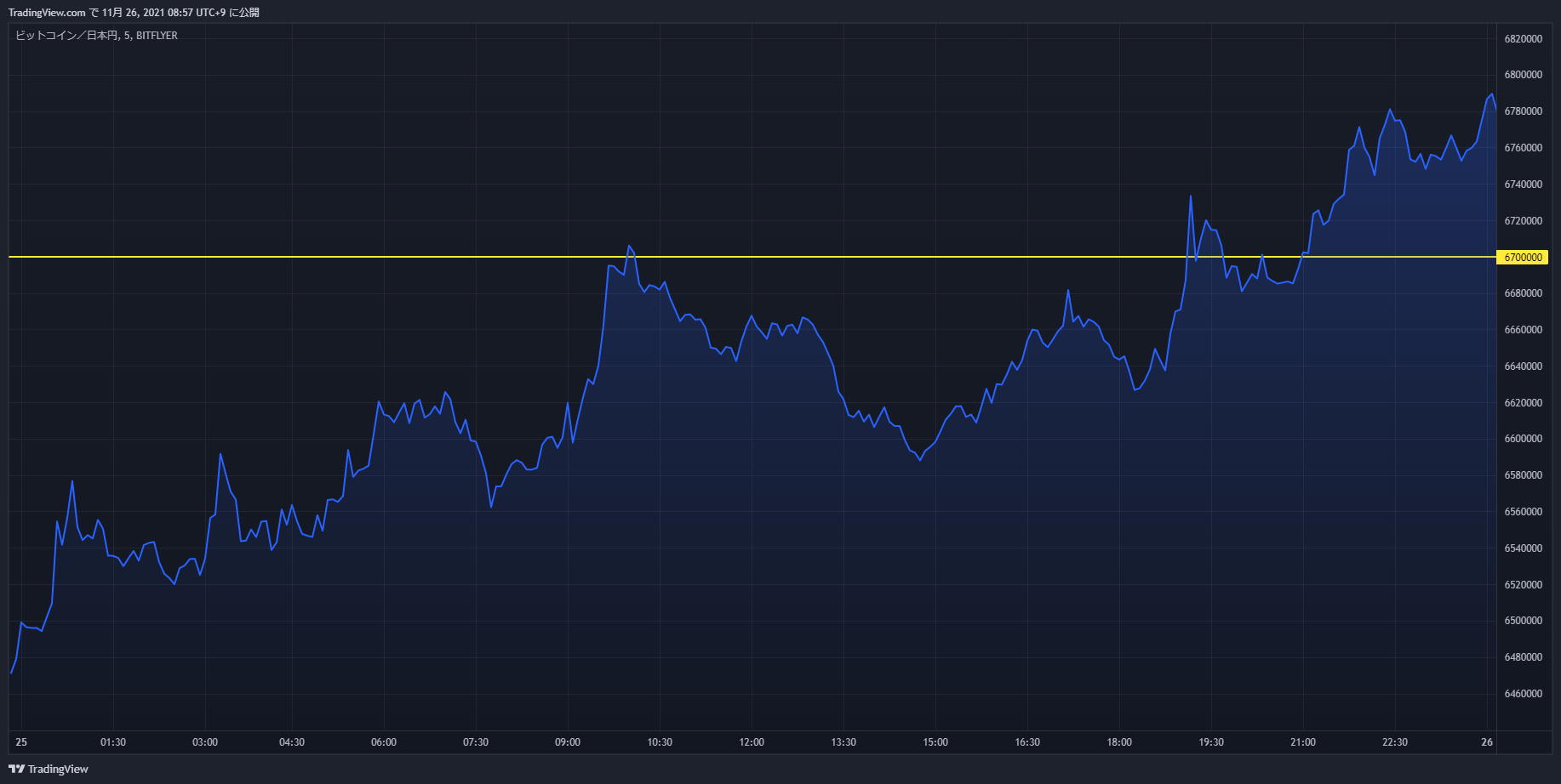 btc chart 20211125