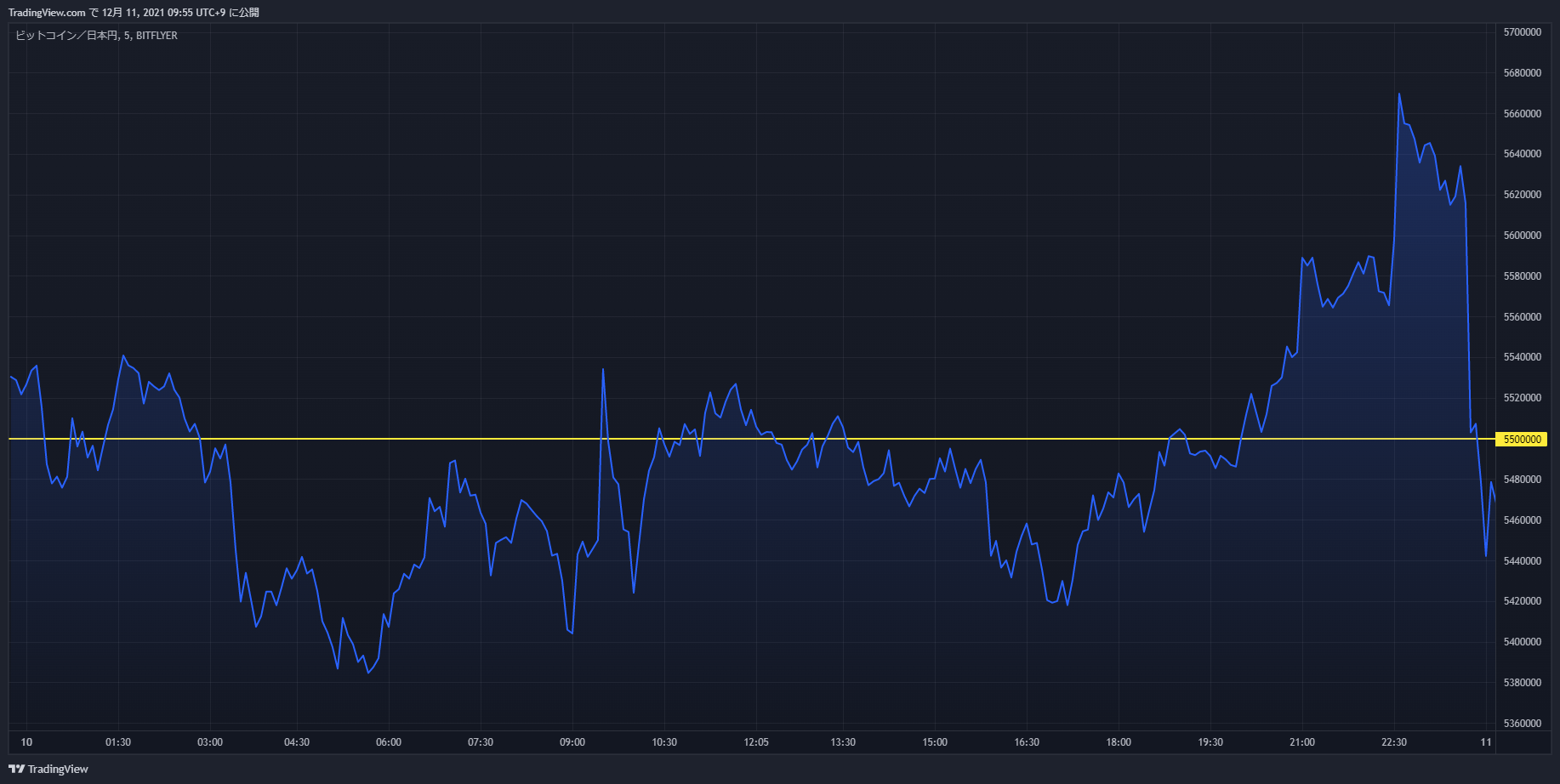 btc chart 20211210