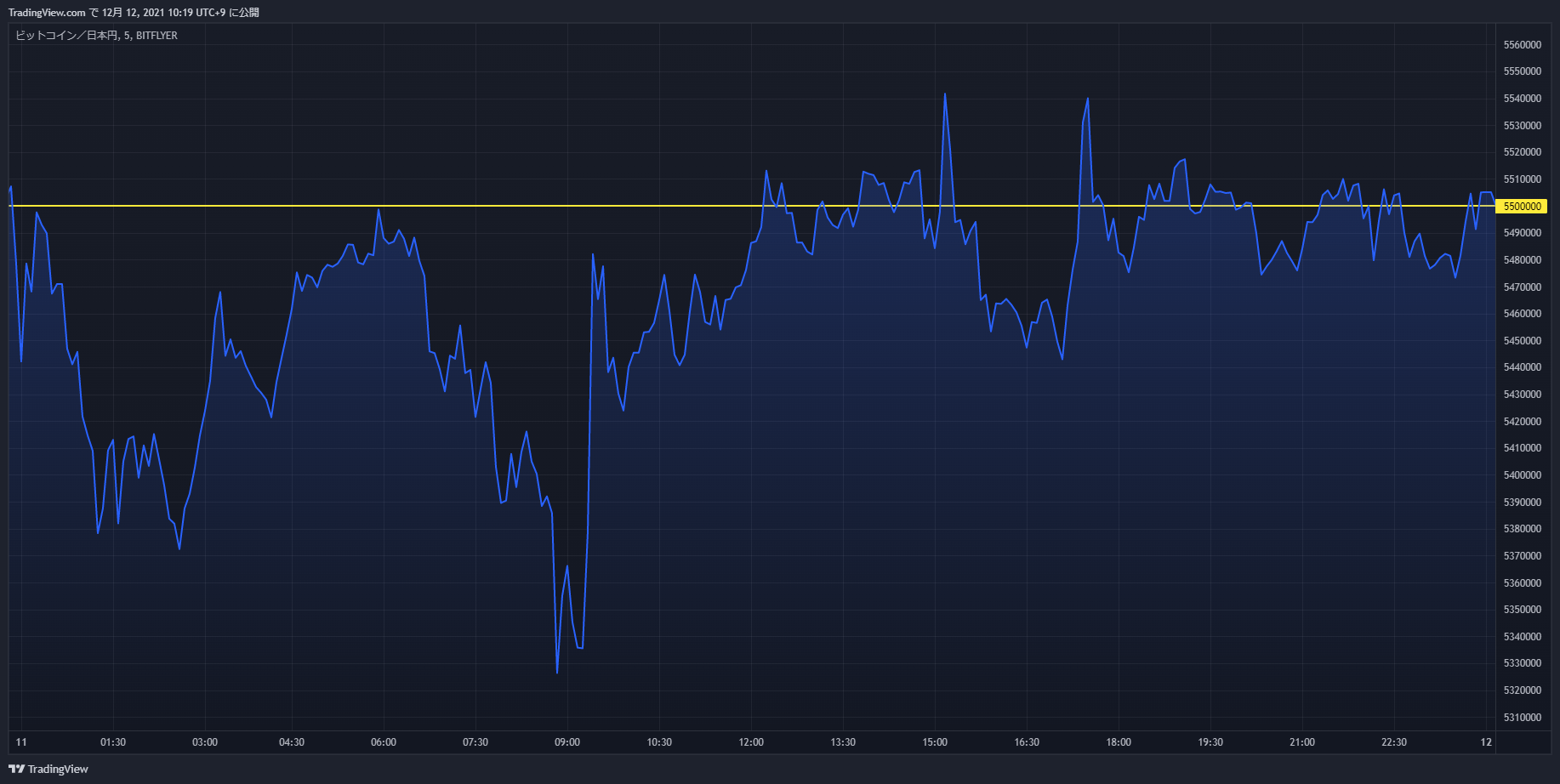 btc chart 20211211