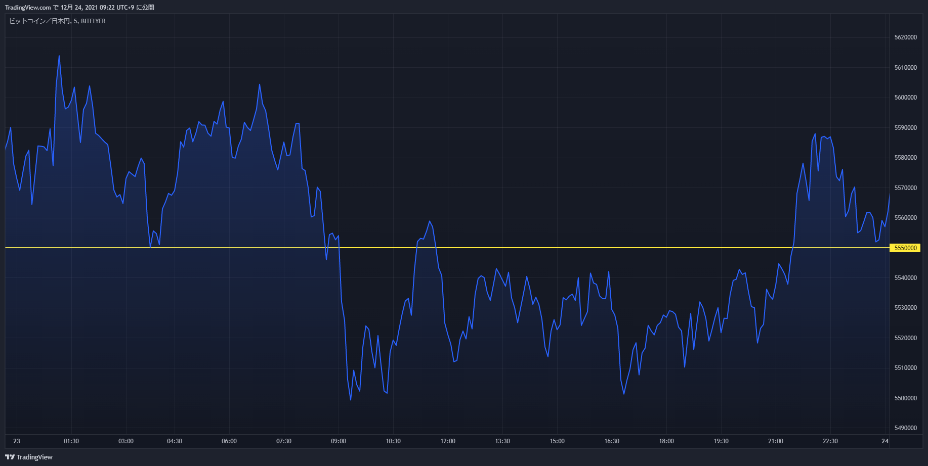 btc chart 20211223